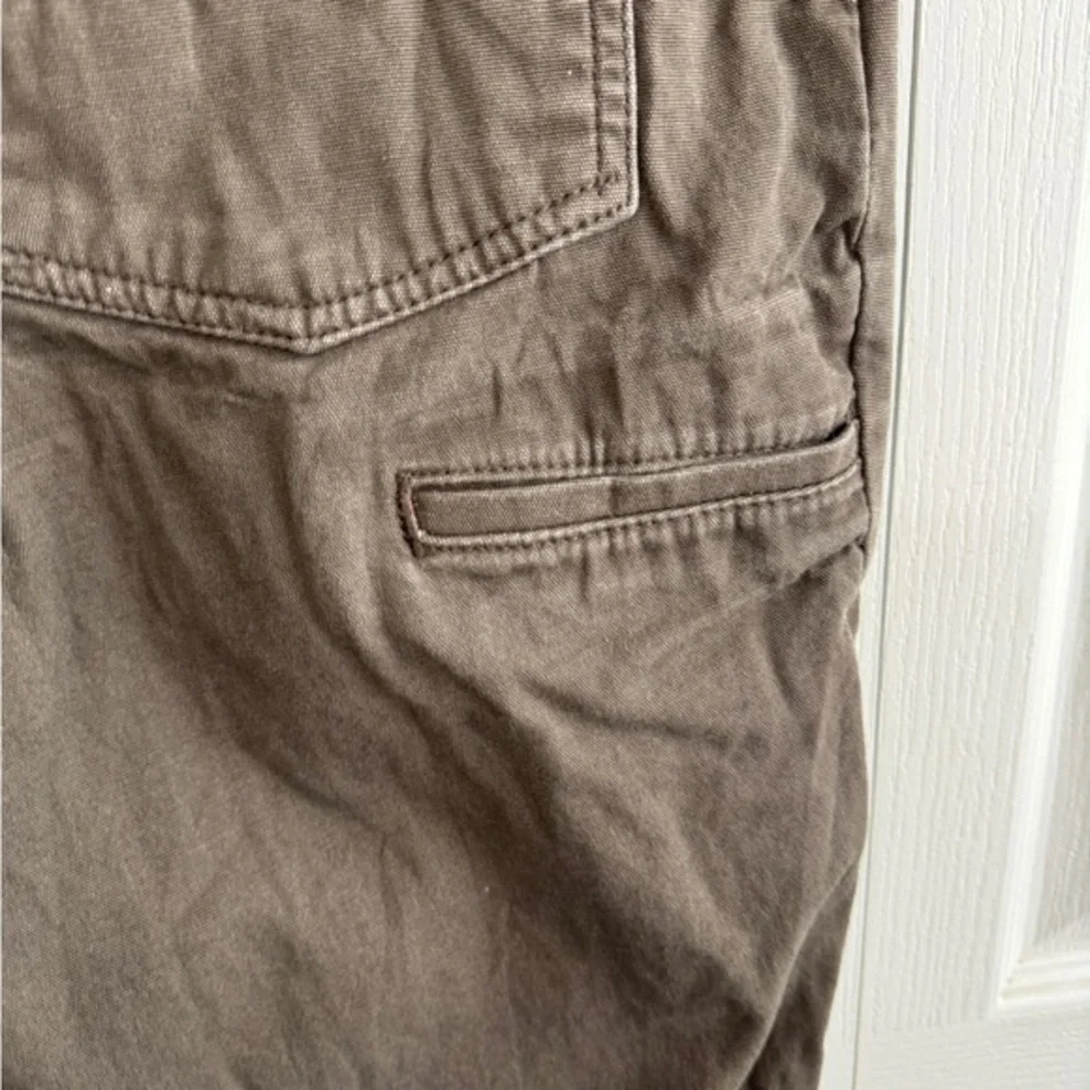 Carhartt Relaxed Fit Distressed Brown Carpenter Jeans Men's 38 X 30 Grunge Stain